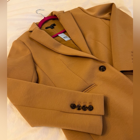 New Ann Taylor the Petite Hutton Blazer Double Knit size 4P - Picture 4 of 8